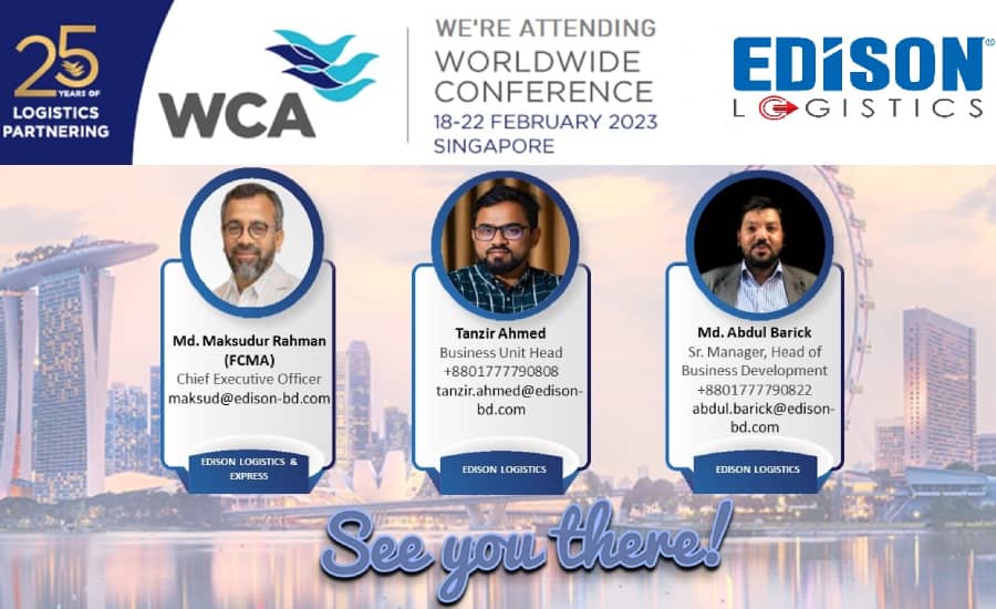 We are happy to announce  that we are attending WCA Conference – 2023 in Singapore